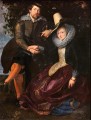 El artista y su primera esposa Isabella Brant en la enramada de madreselva Rubens barroco